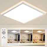QOJUX LED Deckenleuchte Dimmbar 12W 2600LM,LED Deckenlampe 3000-6500K 30cm