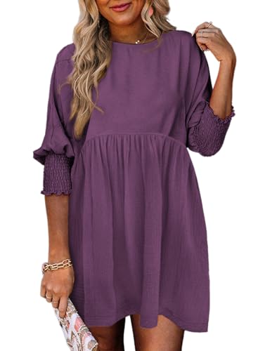 Dokotoo Summer Dresses for Women 2026 Casual Empire Waist A