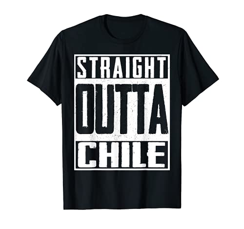 Straight Outta Chile Pinochet Chileno Orgullo Ventilador Camiseta