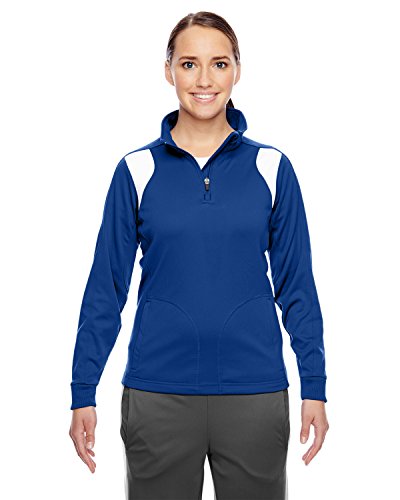 AquaGuard Damen Tm36-tt32w-elite Performance Viertelreißverschluss Jacke, Soft Pink Royal/White, X-Small Cover