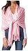 Sakkas 78" X 28" Rayon from Bamboo Soft Solid Pashmina Shawl / Wrap / Stole