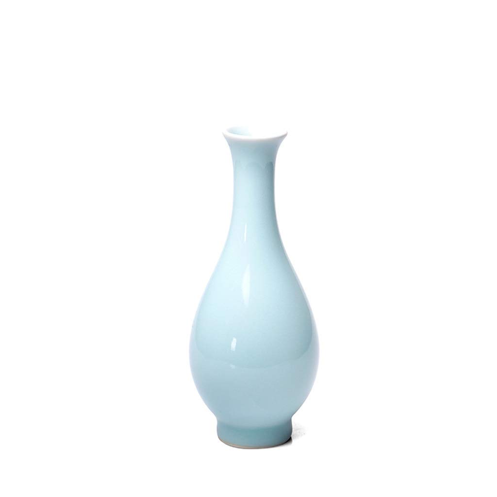 Bzgpmfud Bule Vase Desktop Decoration Living Room Flower Arrangement Creative Simple Water Culture Small Ceramics(Bule)