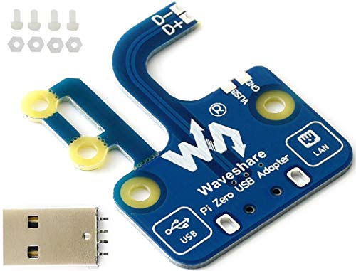 Pi Zero USB Adapter USB-Micro to USB-A Converter for Raspberry Pi Zero V1.3/Zero W/Zero WH,Plug into Computer USB Port Directly Power Supply and USB OTG Available