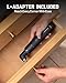 Fanttik S2 Pro Electric Screwdriver, Cordless Screwdriver Set, 7 Torque Settings, 0.5 to 6N.m, 20 Magnetic Bits, 1/4''Hex Shank, with 90° Angle Adapter, for Furniture, Household Repairs