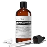 Tea Tree Essential Oil, MUNUSNA 100% Pure Tea Tree Oils for Skin, Hair Care, Aromatherapy Oil for Diffuser, Humidifier, DIY, Home, 100ML