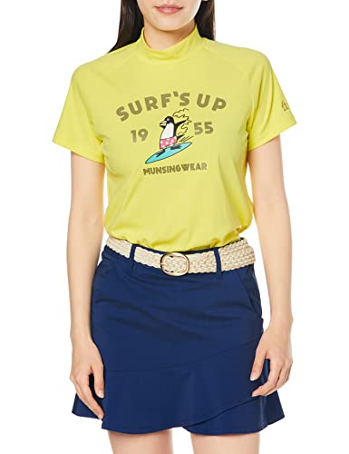 [マンシングウェア] 22年春夏モデル ゴルフ 半袖シャツ サンスクリーン 涼しい SUNSCREEN レディース YL00(イエロー) 日本サイズL相当