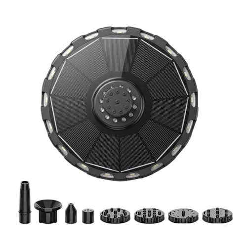 Fuente solar para piscina CAZSTYK con altura ajustable
