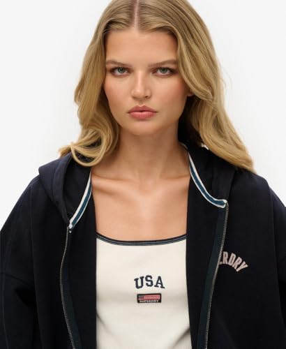 Sweatshirts à capuche Superdry Sweat à capuche zippé oversize Athletic Essentials US 12 - vue 4