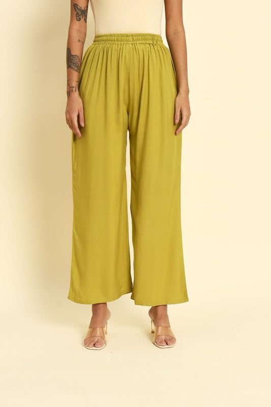 Image of Soft Colors Relaxed Fit Pocket Palazzo