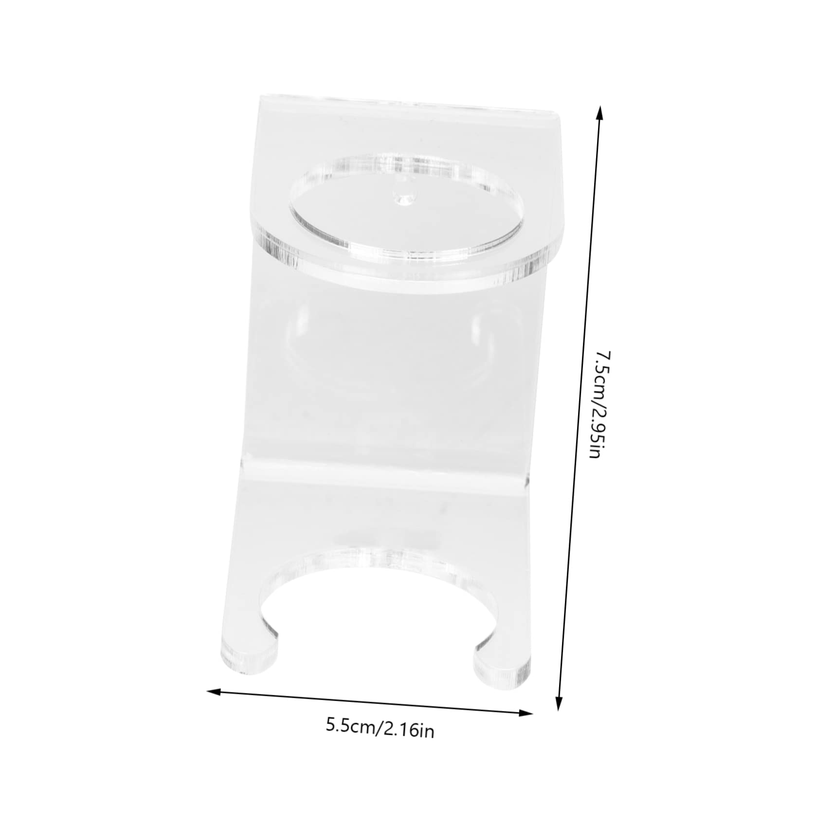 LAPYAPPE 1set Display Bat Rack for Baseball Bats Transparent Wall Mount Stand for Home Decor Sports Memorabilia Durable Plastic Design for Stability