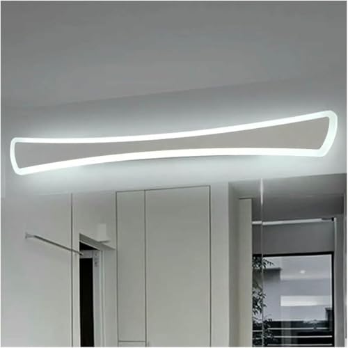 White Iron Acrylic LED Wall Sconce Light (40cm)