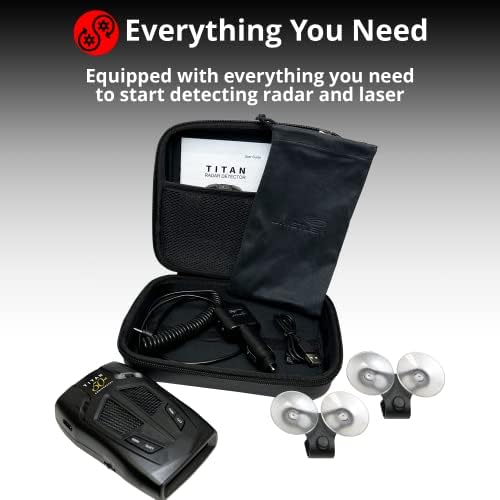 Whistler Titan Extreme Performance Radar Detector and Laser Detector, 360° Maxx Coverage, Auto Learning Technology, DSP Technology Provides Maximum Sensitivity, GPS Enhanced Features, TFSR - Image 6