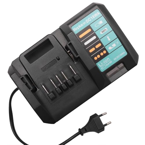 Double chargeur DC18WA haute durabilité pour accumulateur BL1815G - 3
