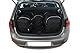 KJUST Kofferraumtaschen 4 stk kompatibel mit VW GOLF SPORTSVAN VII 2013-2020