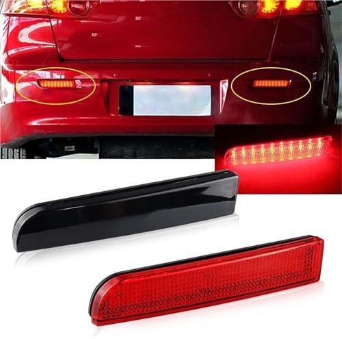 Feux arrière étanches teintés noir pour Mitsubishi Evolution X Lancer 2008-2017 feux stop