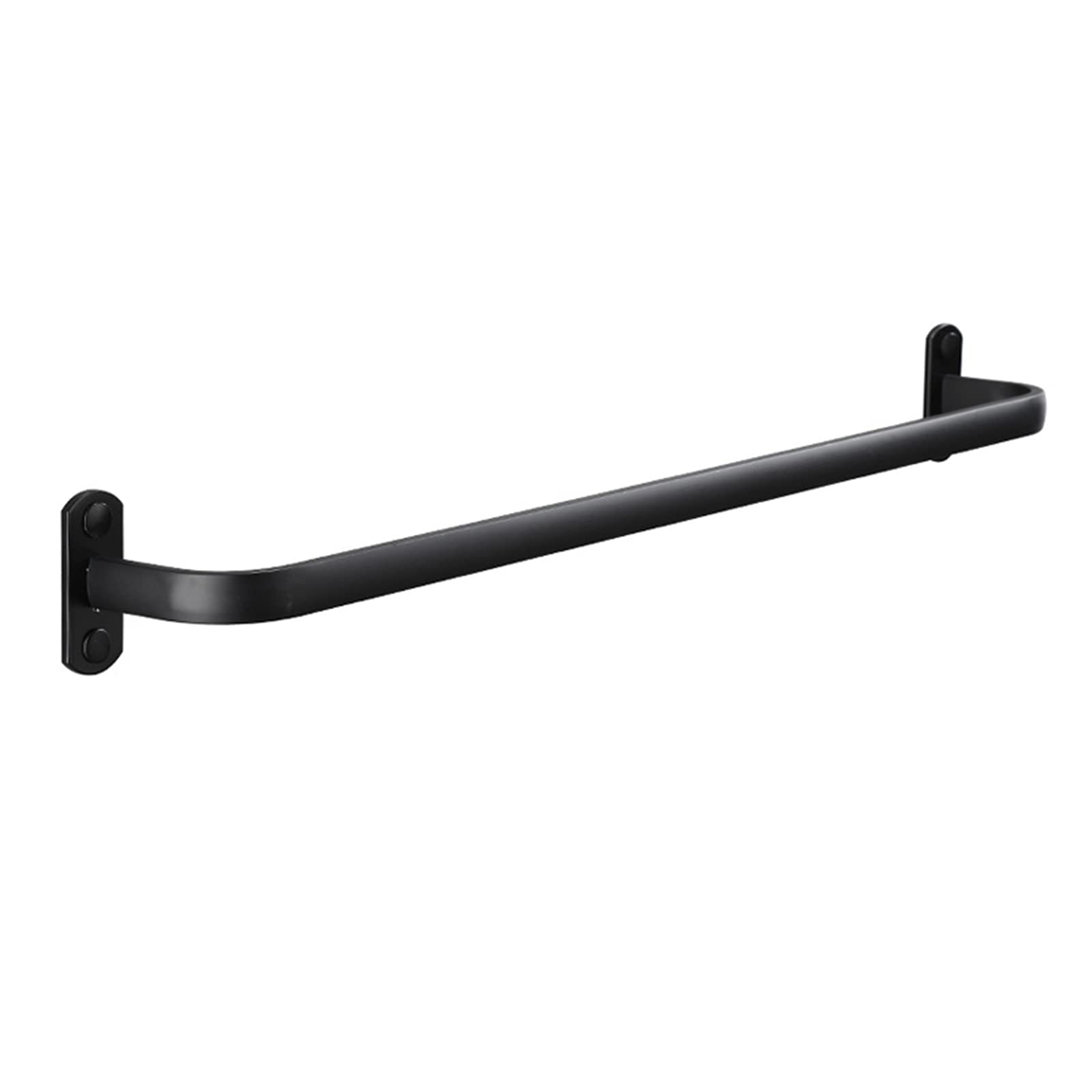 Porte-serviettes de salle de bain noir mat au design épuré - 8