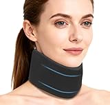 Neck Brace for Sleeping, Soft Foam Cervical Collar Neck Support Brace, Keep Vertebrae Stable for Relief of Cervical Spine Pressure(Large)