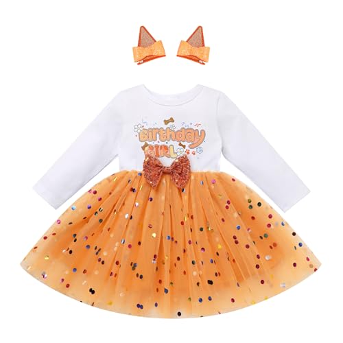 Tenue de princesse tutu manches longues FYMNSI, le cadeau de naissance idéal pour fille