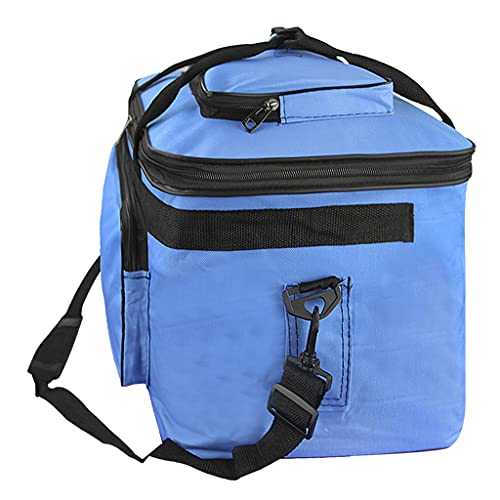 Image of Large Capacity Art Supply Storage Bag with Straps, Waterproof Art Craft Drawing Supplies Storage Tote Bag Portable Travel Craft Bag, Handle Carrier Bag for Craft Tool Sewing, Paper, Art, Desk, Canvas