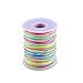 Produktbild ManYee Elastisch Perlenschnur 1mm Bunte Elastische Faden Rund Gummiband Elastische Schnur Regenbogen Beading Thread für Kinder Schmuck Basteln Perlen Armband 100 Meter Lang