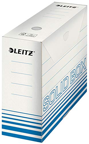 Preisvergleich Produktbild Esselte Leitz Archivbox Solid, 100mm, Wellpappe, hellblau