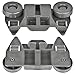 Jolaxy 4-Pack W10195417 Dishwasher Wheels Replacement for Kitchen-Aid Kenmore Whirlpool JennAir, Ultra Durable Lower Dishrack Wheels, Replace Part Number 1872128 AP6016764 PS11750057