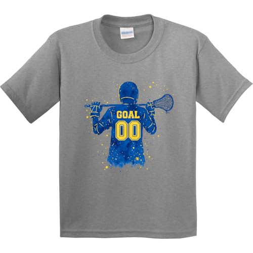 inktastic Lacrosse Goal Jersey Graphic Sports Enthusiast Youth T-Shirt