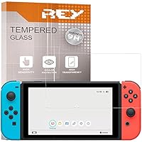 REY Protector de Pantalla para Nintendo Switch, Cristal Vidrio