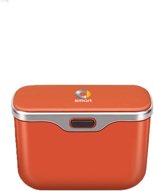 Car Trash Can with Lid for Smart EQ C453 2018-2019 Leakproof Auto Garbage Bin, Waterproof Car Trash Bag Holder,F