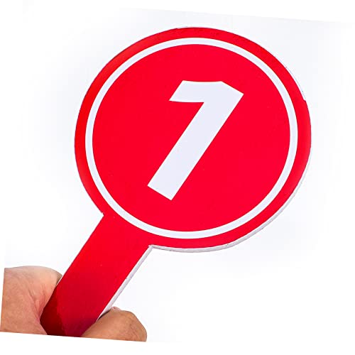 Tableros de puntuación de mano 10 piezas rojo miniatura 3