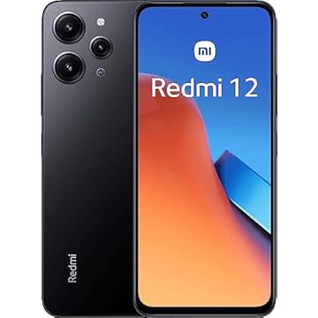 Smartphone Xiaomi Redmi 12 4G, versão global, 256 GB, 8 GB de RAM, Midnight Black
