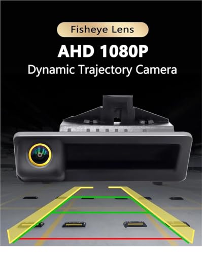 Caméra de recul trajectoire dynamique objectif fisheye pour X3 E53 E61 E70 E71 E72 - 5