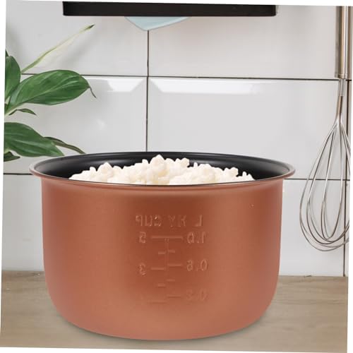 Recipiente interior para olla arrocera LABRIMP Tiger, recambio para cocina, material de aleación de aluminio, fácil de limpiar, accesorio para olla eléctrica miniatura 4