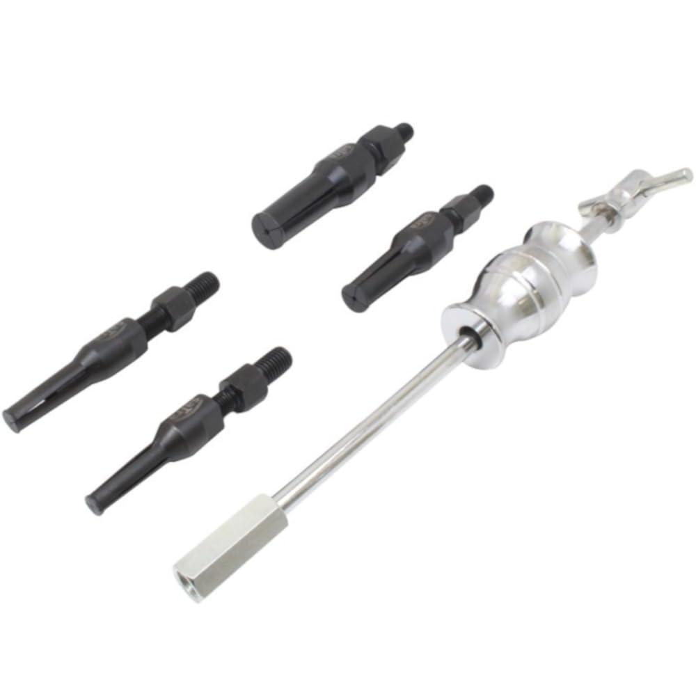 Estrattore Cuscinetti Interni con Martello a Inerzia 10-32 mm – Kit Estrattore Cuscinetti Interno – Set 4 Pinze Espansibili per Cuscinetti Ciechi – Attrezzo Meccanico Auto Moto Officina