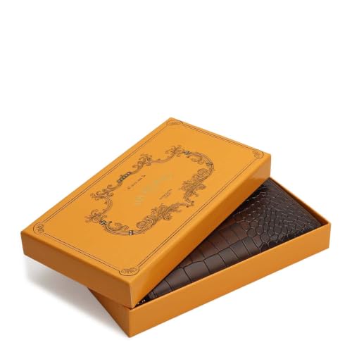 Image of Da Milano Premium Leather Wallet for Women | Multi Compartment Travel Wallet - Brown