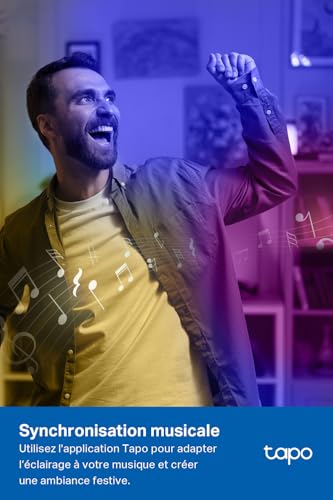 Tapo L430C Slimme LED Kaarslamp – 2-pack – 16 miljoen kleuren – Dimbaar van 1% tot 100% – Instelbare wittemperatuur (2500K–6500K) – Werkt met Alexa & Google Assistant – E14 fitting – Energieklasse F - Afbeelding 6