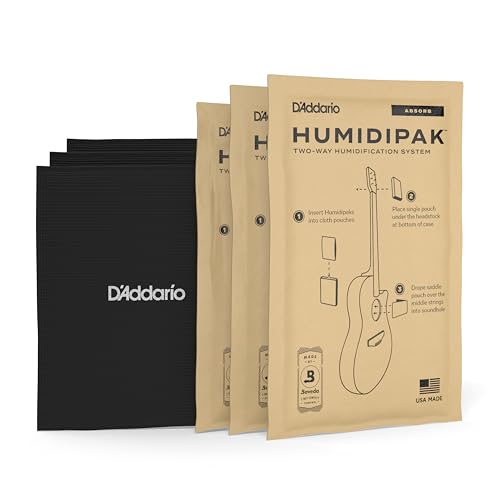 Image of D'Addario Guitar Dehumidifier System - Humidipak Absorb Kit - Automatic Humidity Control System - Maintenance-Free, Two-Way Humidity Control System For Guitars