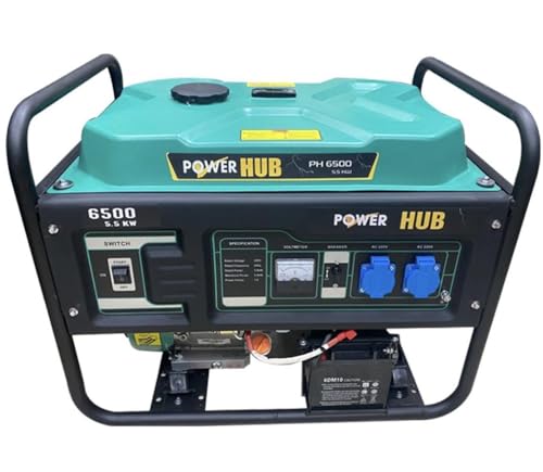 Image of AK POWER SERVICE POWER HUB A6500-5500W Self Start Generator With 1 Year Warranty Life Time Service