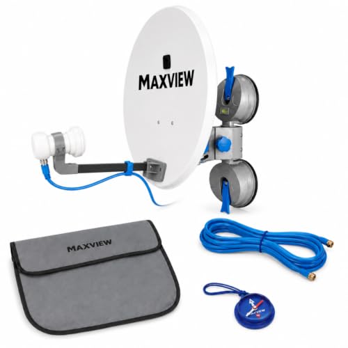 Maxview Remora Pro 40cm Portable Satellite Kit for Caravan...