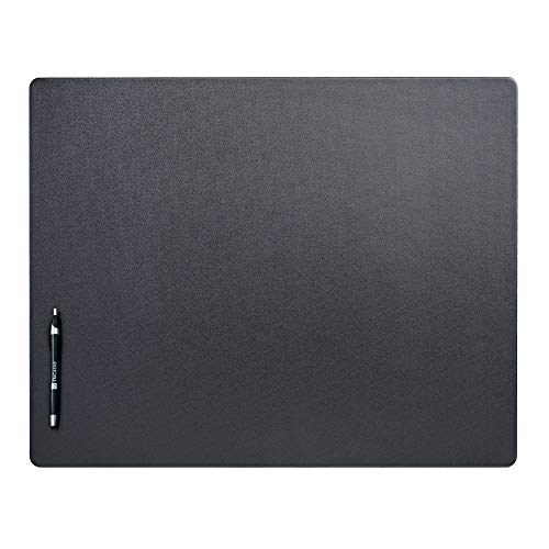 Dacasso Classic Leatherette Mat Desk pad, 24 x 19, Black (P1027)