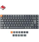 Keychron K3 Clavier mécanique sans Fil Ultra-Mince, 75% Design Clavier Filaire Bluetooth/USB avec...