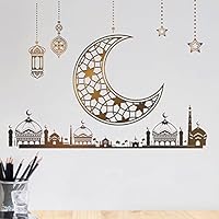 Adesivi Da Parete Ramadan Eid Mubarak - Decorazione Autoadesiva Per Festività - Foto 3