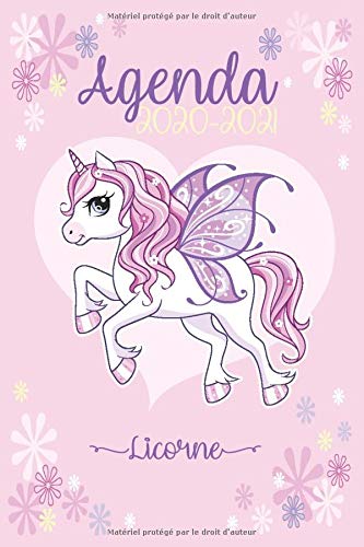 Télécharger Agenda 2020 2021 Licorne: Organiseur Scolaire (Septembre 2020 / Août 2021) pour Étudiants Collège Francais PDF