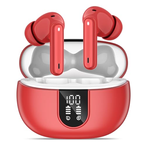 MoBadeety Wireless Earbuds, Bluetooth 5.3 Headphones 40Hrs...