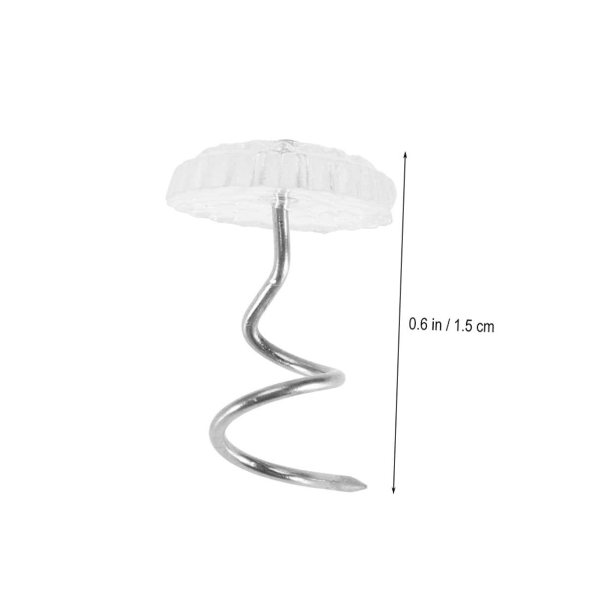 HOODANCOS 150Pcs Pins Spiral Push Pins for Slipcovers Upholstery and Bedding Accessories to Prevent Shifting No Damage