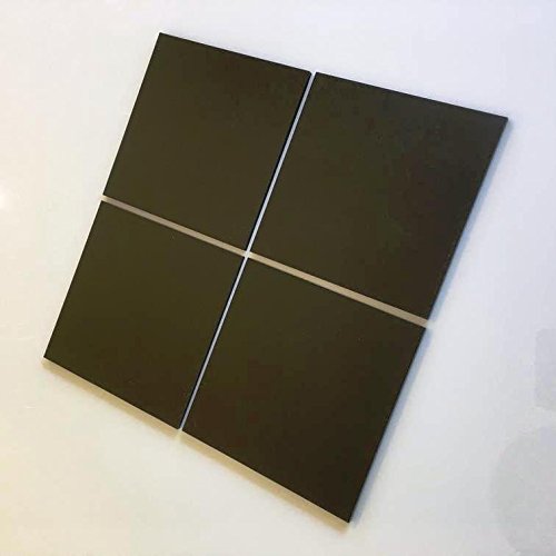 Super Cool Creations Square Tiles, Mocha Brown - Pack of Ten - 5cm x 5cm
