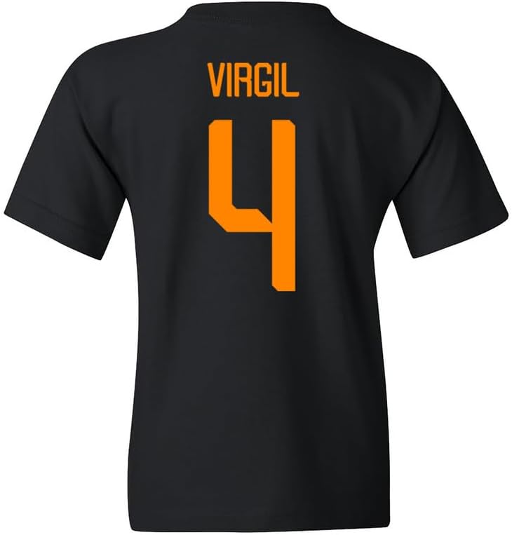 Netherlands Soccer Cup Fan - Virgil 4 Jersey Style Youth Unisex T-Shirt - Image 2