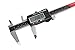 Accusize Industrial Tools 0-6'' Range by 0.001'' Resolution 3-Key Electronic Digital Caliper with Extra Large LCD, Ab11-1106