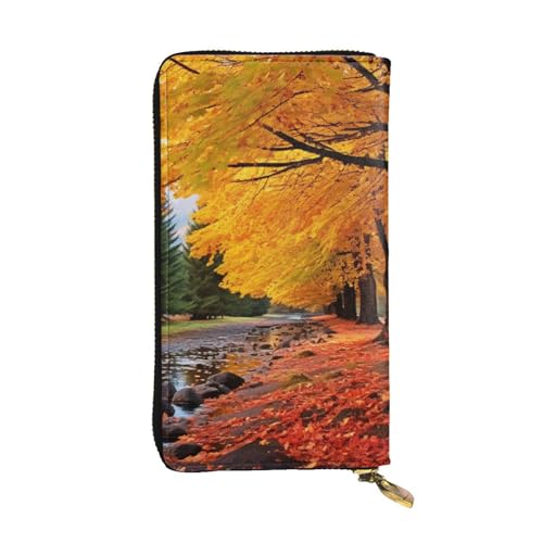 Grand porte-cartes de crédit zippé avec support de téléphone intégré
