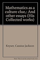 Mathematics as a Culture Clue B0007E6YMC Book Cover